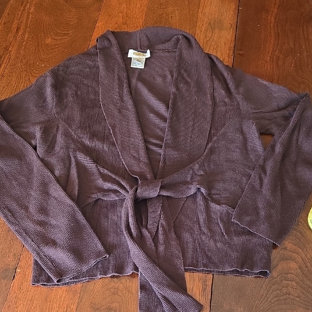 Talbots Large Petite Wrap Cardigan Sweater